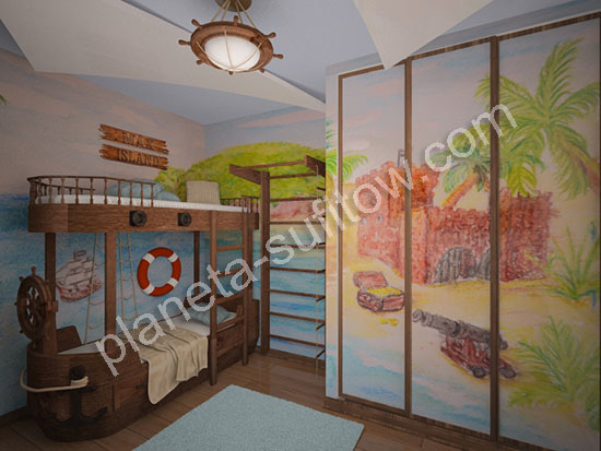 3d sufit napinany w pokoju dziecka