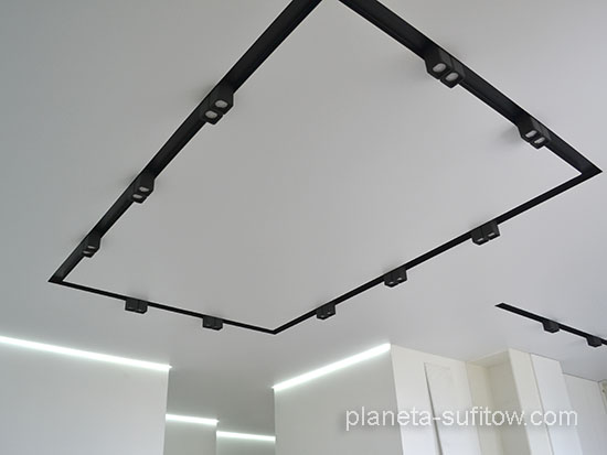 LED podświetlenie sufitu napinanego