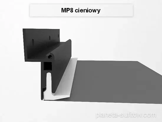 profil cieniowy do sufitu MP8